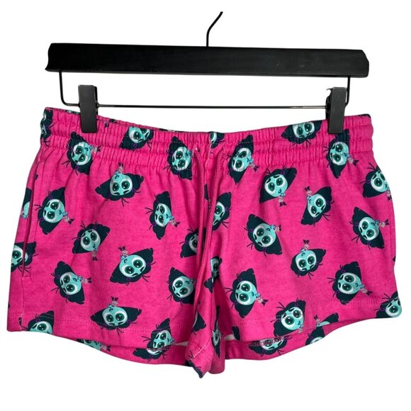 Inside Out 2 Disney Shorts Womens Medium Graphic Sweat Active Pink Blue Envy - Picture 1 of 16